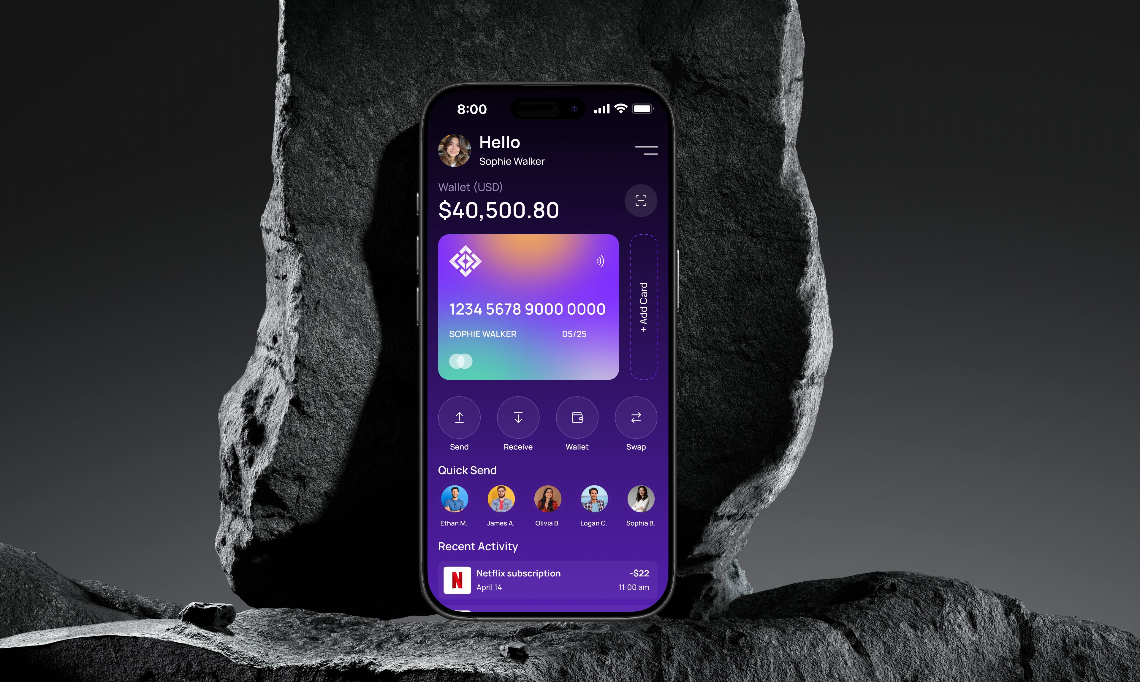 Digital Wallets app introduction - seamless property search experience