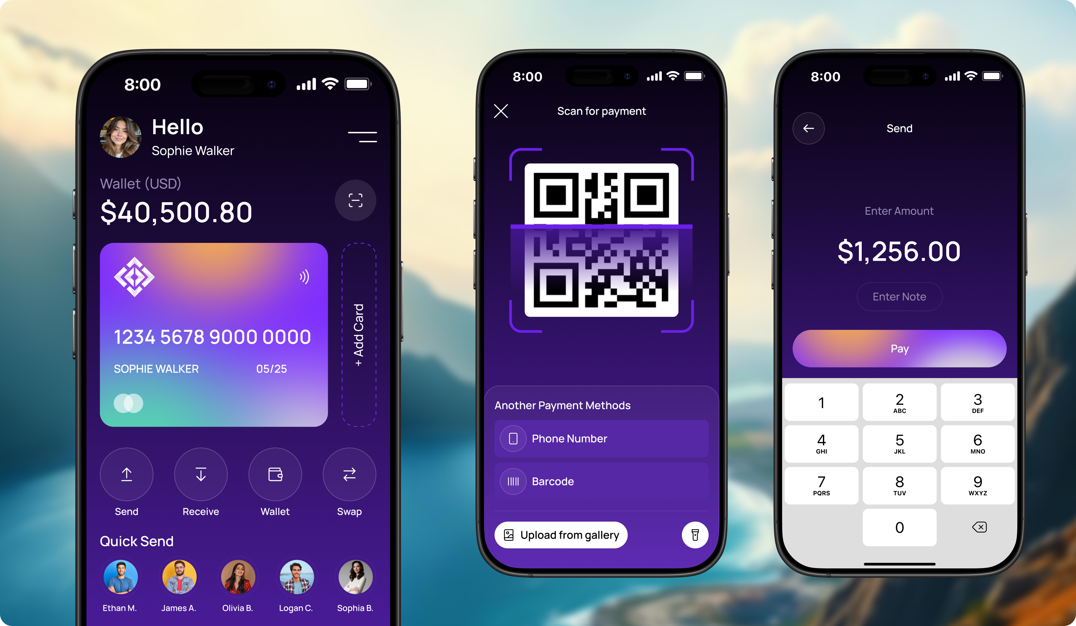 Digital Wallets app - seamless property management interface