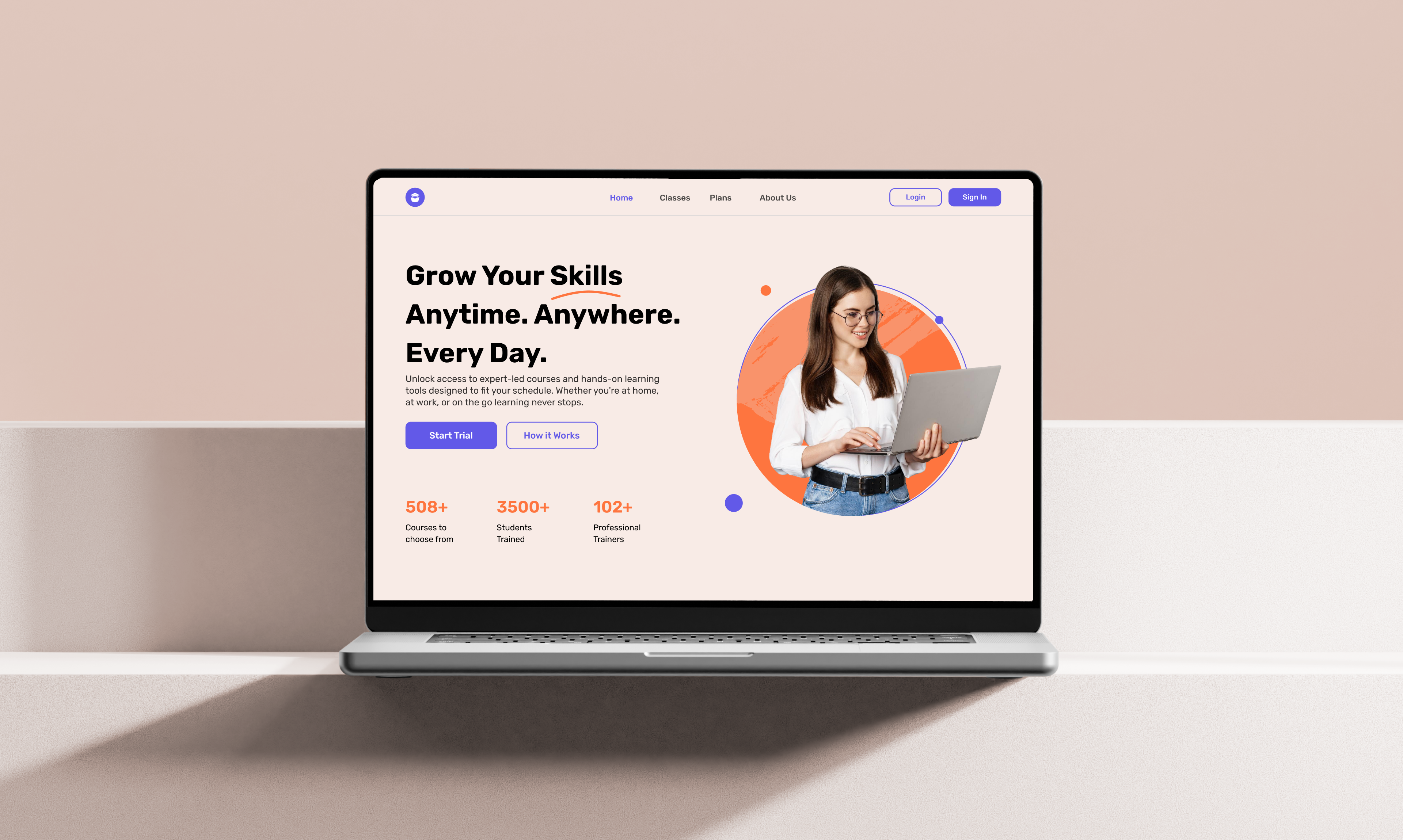 Digital marketplace where users find and access online courses and training