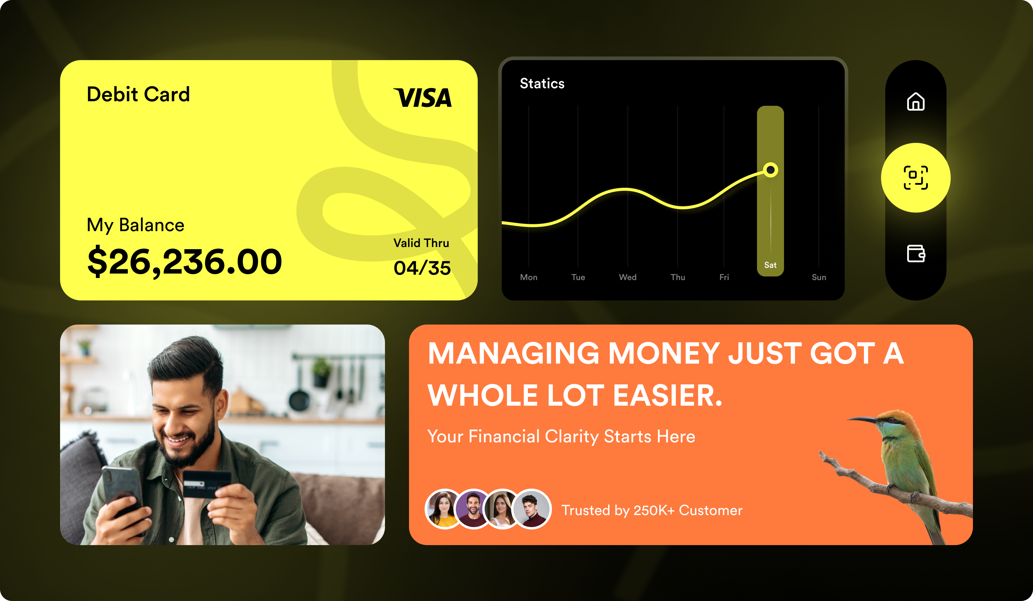 Finovia app - seamless finance management experience