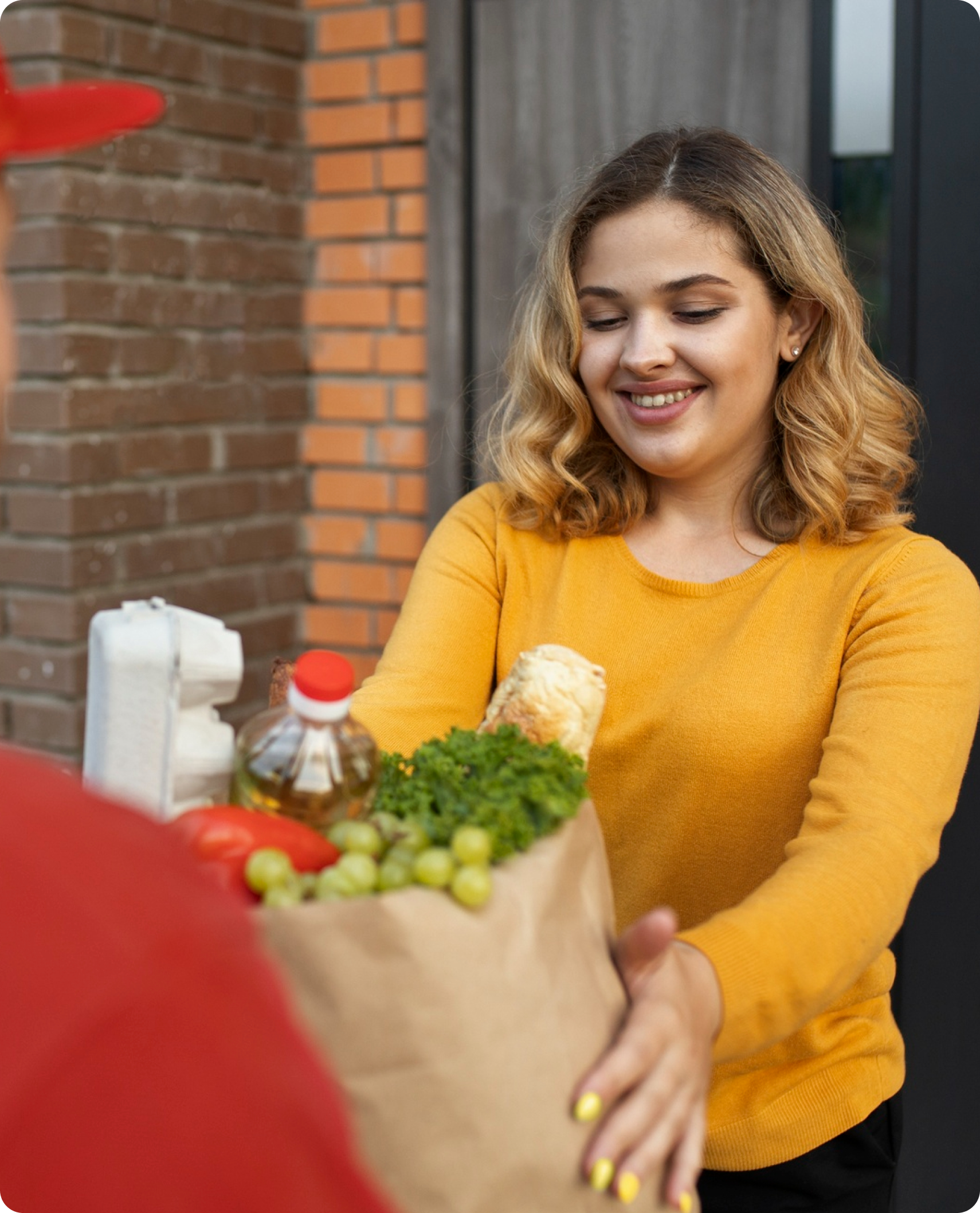 Smart scheduling system for grocery deliveries.
