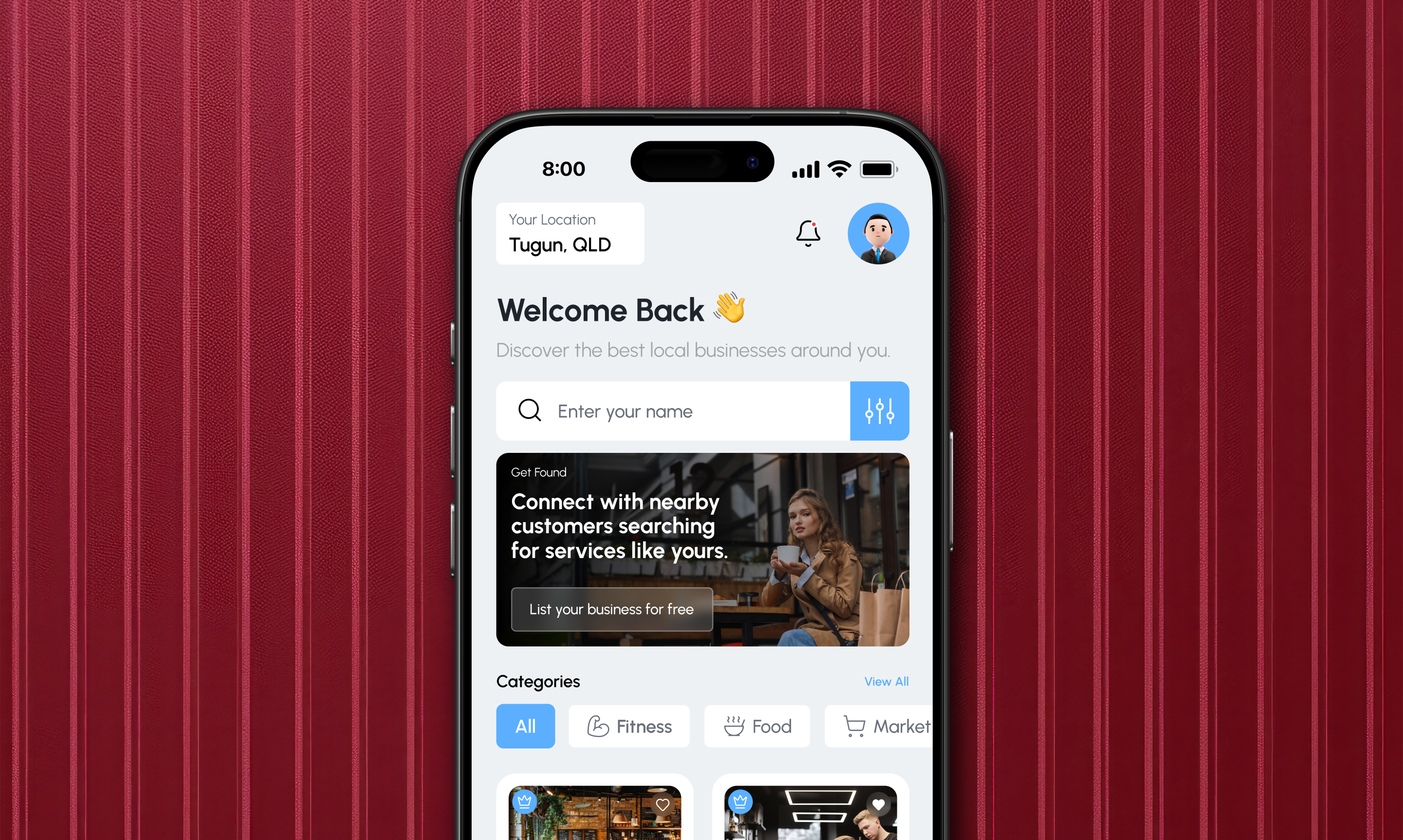 Grow Local app introduction - connect with nearby shops and services