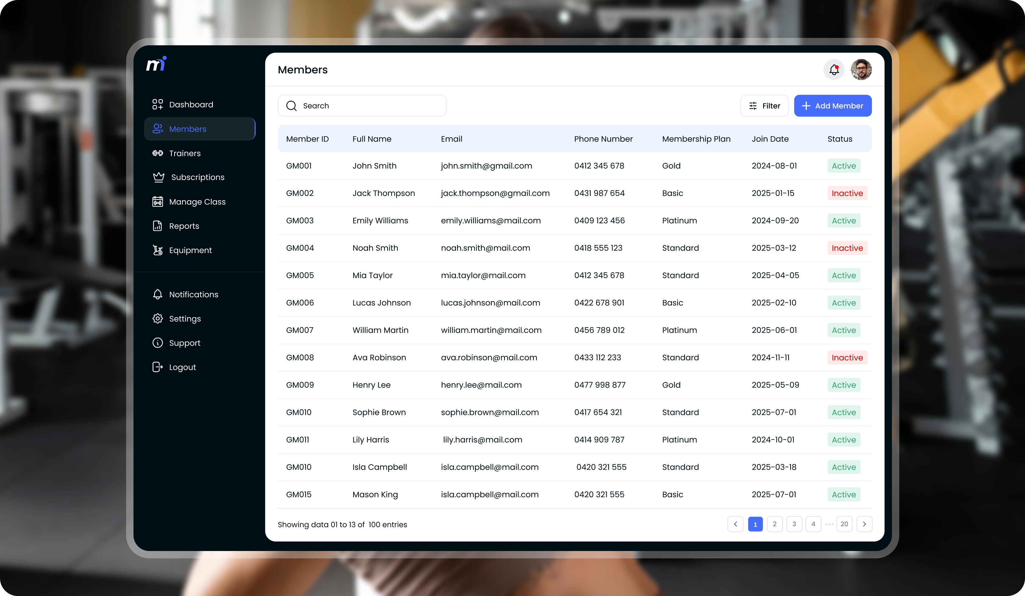 Management App