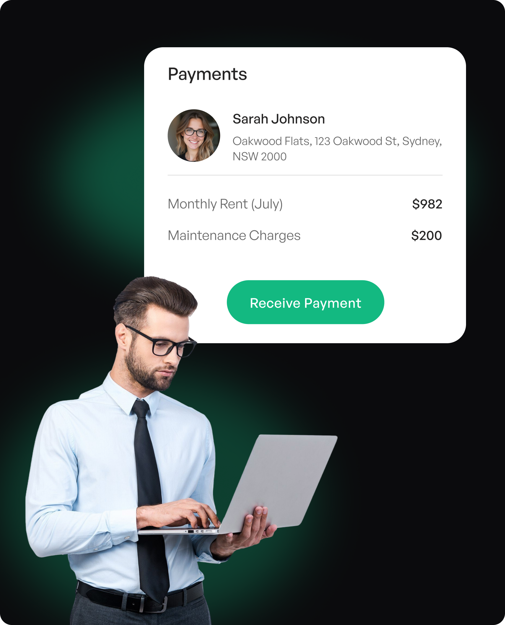 Property management system - real-time updates