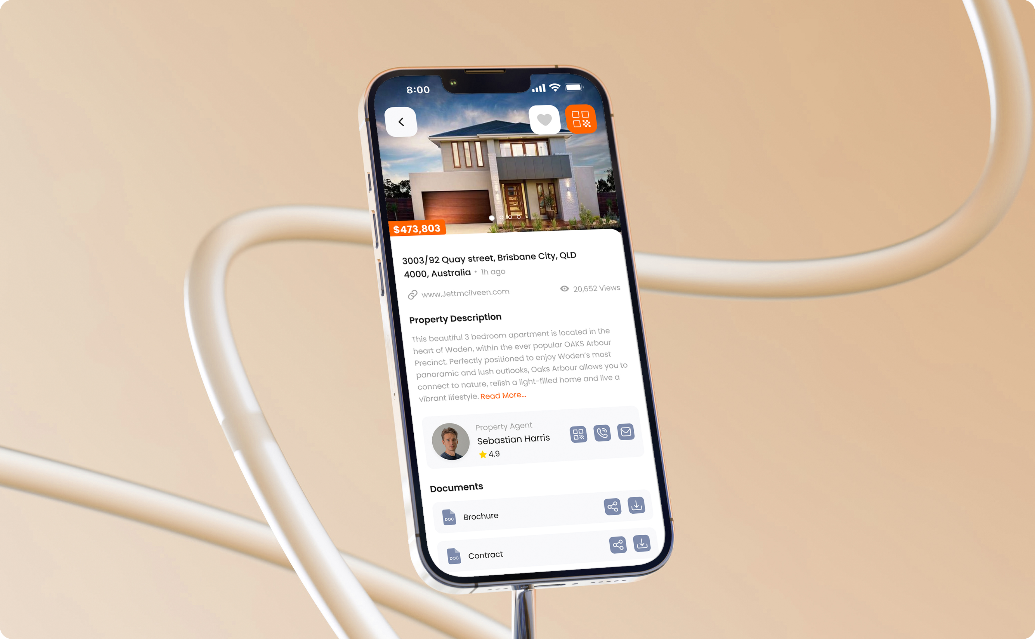 RealSwift app analytics - real estate market insights