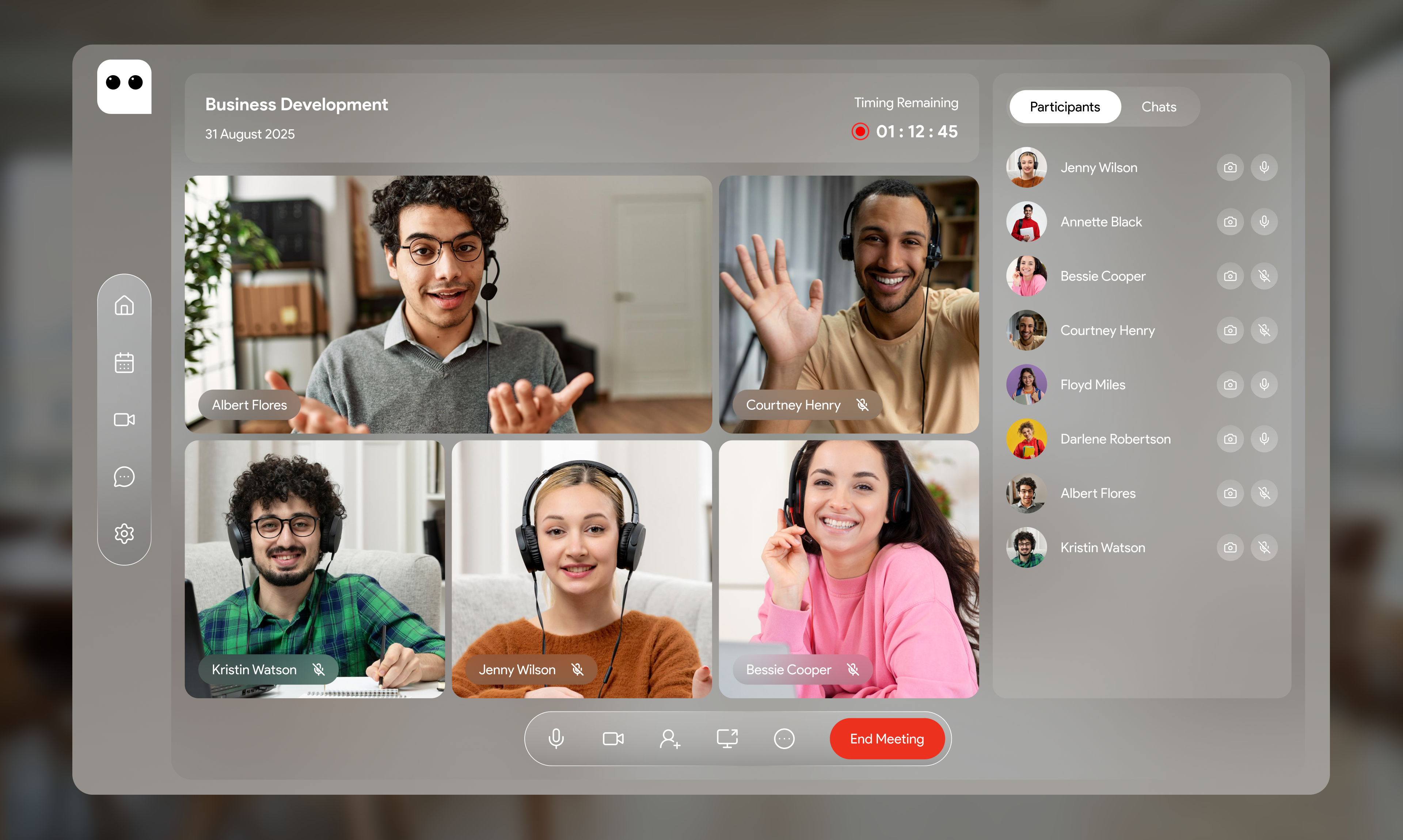 Lumio Virtual Classrooms Interface