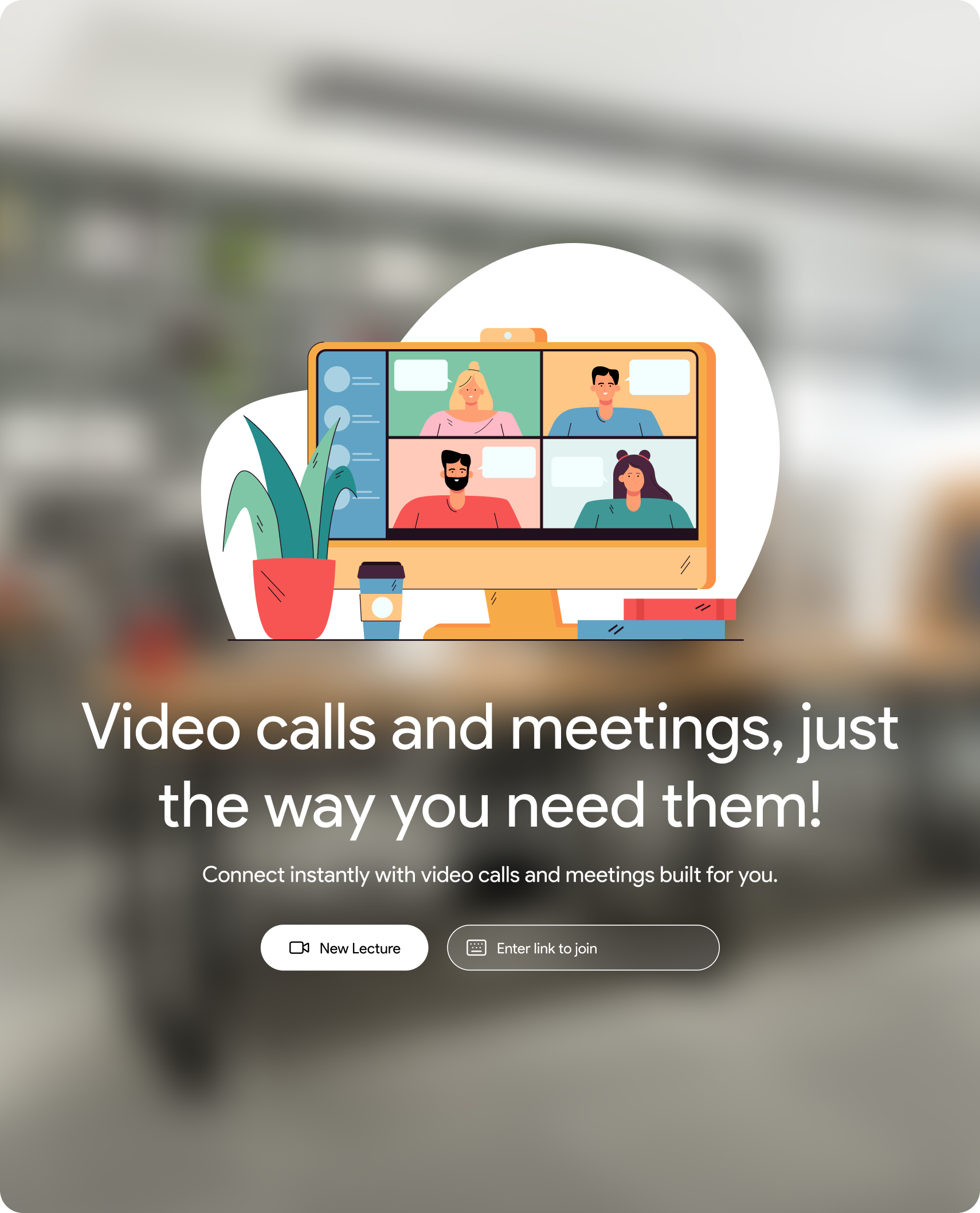 Virtual classroom calendar and scheduling feature