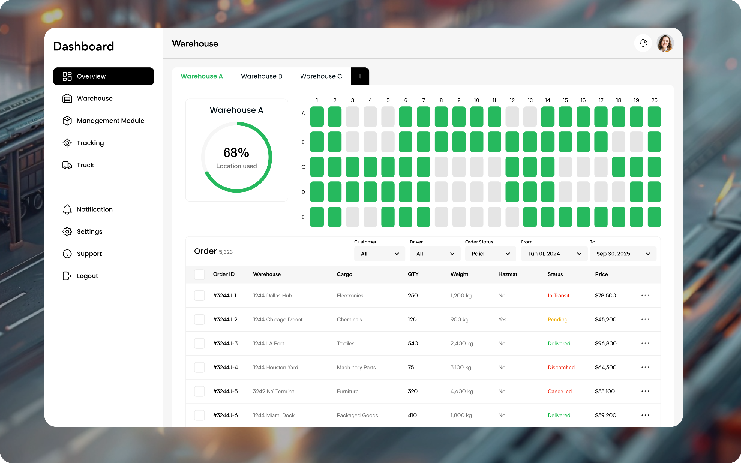 Smart Logistics Management Platform